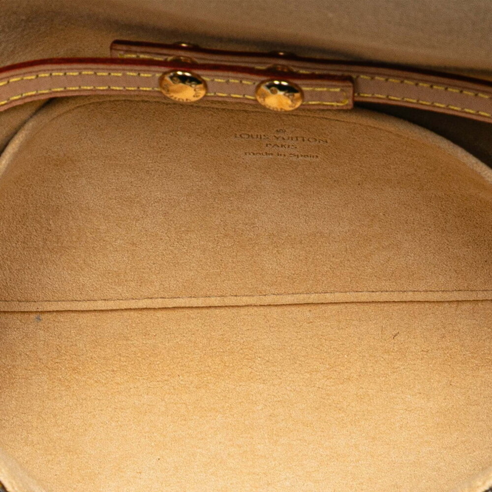 LOUIS VUITTON Brown Monogram Leather Pochette Shoulder Bag - Picture 7 of 9